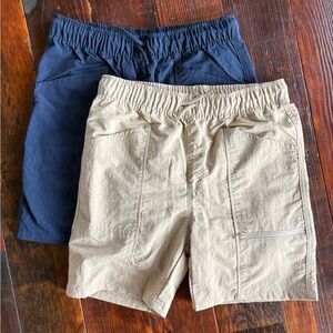 Two Elastic Waist Shorts